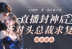 AI第一部网络小说《直播封神后，死对头总裁求复合》